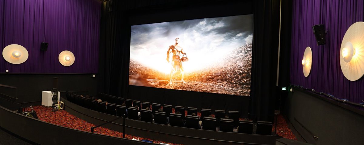 tela de cinema LED 4K samsung